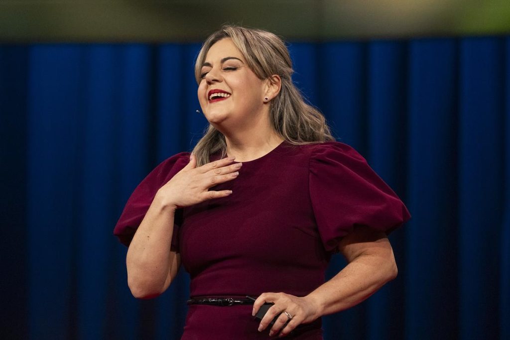 Gabriella Di Laccio performs at TED2026: All of Us. April 13-17, 2026, Vancouver, BC. Photo: Jason Redmond / TED