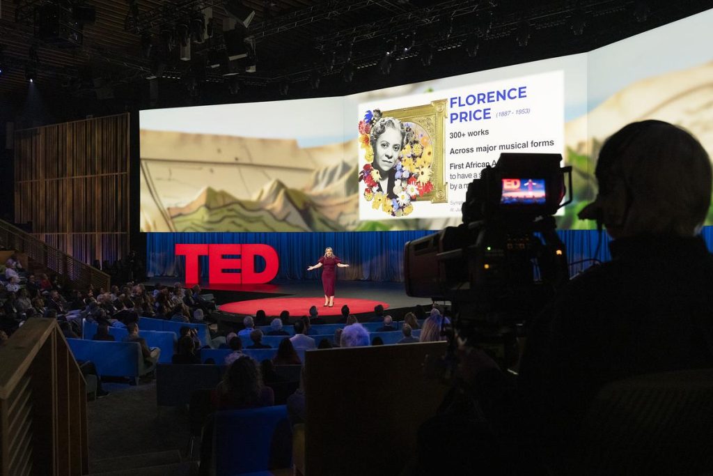 Gabriella Di Laccio performs at TED2026: All of Us. April 13-17, 2026, Vancouver, BC. Photo: Ryan Lash / TED