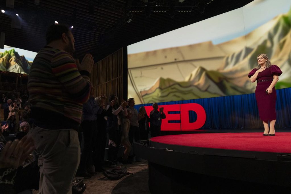 Gabriella Di Laccio performs at TED2026: All of Us. April 13-17, 2026, Vancouver, BC. Photo: Ryan Lash / TED